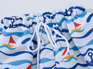 Shorts de bain décontractés pour hommes à motif uni, séchage rapide, écologiques, faible MOQ, pour la fabrication sur mesure de maillots de bain légers et de vêtements de plage - Product Image 4