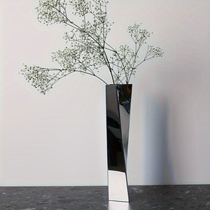 Silver Handmade Customized Aluminium Tabetop Flower <b>vase</b> For Home & Garden Decor Flower <b>Vase</b> For Event And Wedding Decoration - Product Image 3