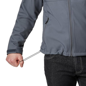 Hooded Softshell Jacket Fashionable Men <b>Waterproof</b> and Custom Made Best Breathable Material <b>Warm</b> Winter Softshell Jacket for Men - Product Image 6
