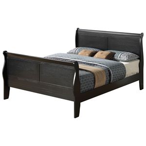 Elegante Struttura Letto in Legno Tradizionale Nera, Stile Classico con Comfort e Durabilità - Product Image 1
