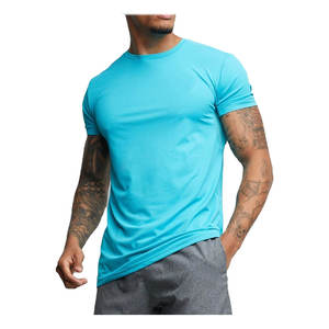 T-shirts de sport personnalisés pour hommes, haute élasticité, respirants, séchage rapide, manches courtes, pour le basketball en extérieur - Product Image 1