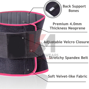 Waist Trimmer Belt Men Women Gym Slimming Compression Waist Support Fitness Workout OEM Supplier - Product Image 3