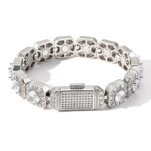 Bracelet tennis en moissanite plaqué argent de haute qualité pour unisexe avec pierres à haute brillance, prix de gros compétitif pour l'exportation - Product Image 5