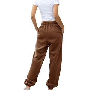 2026 Meilleures ventes Jogger de sport slim pour femme, vêtement d'hiver, avec décorations peintes et volants, coupe skinny - Product Image 3
