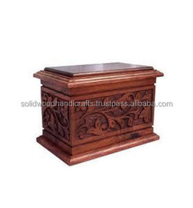 Urna de Madera Hecha a Mano para Cenizas de Adultos, Urnas Funerarias Humanas, Urnas de Entierro de Alta Calidad - Product Image 1
