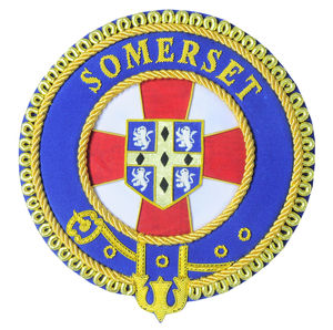 Insignia Personalizada Masónica Bordada a Mano del Grado de Gran Heraldo de la Gran Prióritat de los Caballeros Templarios 2026 - Product Image 5