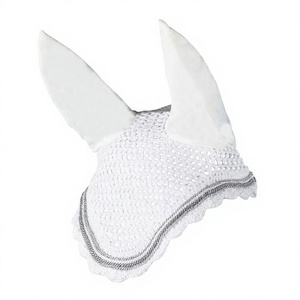 Máscara de malla transpirable para caballo, con protección contra moscas y ruido, para equitación - Product Image 4