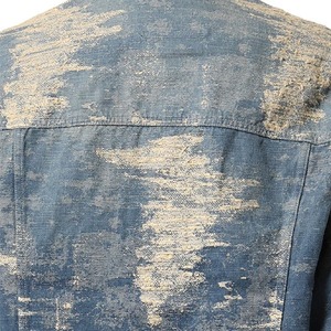 Vestes en jean unisexe de haute qualité, en gros, sur mesure, durables, élégantes, décontractées, à capuche, col montant, patchwork - Product Image 3