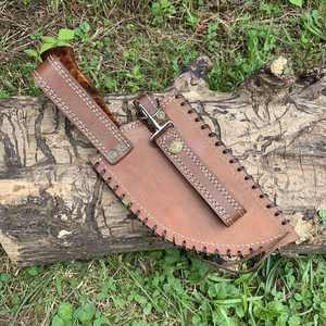 Cuchillo de Cocina de Acero de Damasco Hecho a Mano, Cuchillo Profesional para Cortar Carne, Cuchillo de Carnicero Afilado como una Navaja, Logotipo Personalizado OEM Disponible - Product Image 6