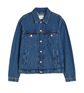 Veste en jean à manches longues pour homme, grande taille, coton respirant de haute qualité, vêtement d'extérieur décontracté pour l'hiver, logo personnalisé - Product Image 5