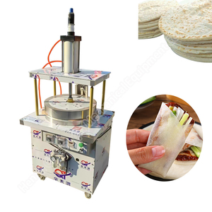 Hand Pita <b>Bread</b> Dough Press Hydraulic Peking Duck Roll <b>Maker</b> Tortilla Making and Cooked Machine - Product Image 1