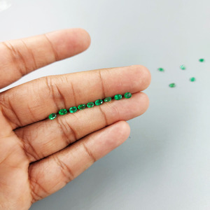 Émeraudes zambiennes naturelles, ovales calibrées 3x4mm, pierres précieuses facettées naturelles, prêtes à l'emploi pour la création de bijoux. - Product Image 3