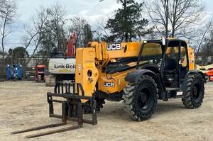 Chariot télescopique JCB d'occasion 509-42 / 509-45TC - Portée 12,813,7 m - Capacité 3000 kg - Hauteur de levage des fourches 90 mm - Pour terrains accidentés - Product Image 6