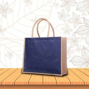 Sac fourre-tout en jute uni standard en promotion pour le shopping, l'emballage, les cadeaux, les événements promotionnels, les fêtes et le rangement - Product Image 4