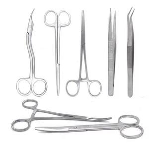 8-Piece Stainless Steel Manual Student Dissection Surgical Hemostat Scissor Instrument Set Zipper <b>Case</b> for By Grip Surgical - Product Image 2