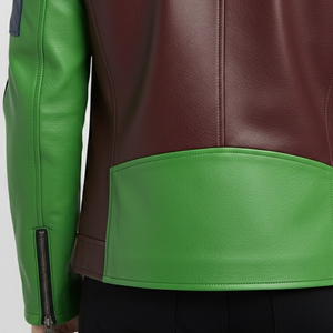 เสื้อแจ็คเก็ตหนังพร้อมปกขนสัตว์ ไซส์ใหญ่ เสื้อโค้ทผู้ชาย เสื้อแจ็คเก็ตฤดูหนาวบุขนแกะแท้สำหรับผู้ชาย - Product Image 6