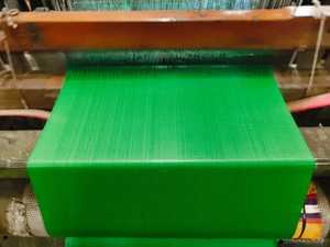 Rouleau de tissu tissé en PP recyclé, écologique, rayé, pour sacs de courses, matériau durable laminé résistant à l'eau - Product Image 4