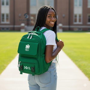 Mochila Iota Phi Lambda Sorority, mochila resistente de Cordura, elegante mochila para ordenador portátil, mochila para senderismo al aire libre - Product Image 4