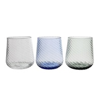 EL AG-622 14oz Kunststoff-Acryl BPA-freie Klassische Transparente Stiellose Rotweingläser Set mit >10 Stück für Camping Hergestellt in TW