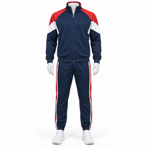 Survêtement Polo Homme Personnalisé Blanc à Manches Longues / Ensemble de Sport / Survêtement Polo pour Homme - Product Image 6