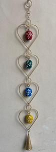 Heart Shape Metal <b>Wind</b> <b>Chime</b> Handicraft Decor Vintage Style Hanging Ornament - Product Image 3