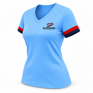 Opciones de colores personalizadas y prendas básicas elegantes para mujer, camisetas con cuello en V para tiendas de moda y uso diario, un look moderno y duradero. - Product Image 6