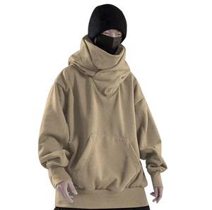 Sudadera con Capucha Extra Grande Unisex, Diseño Floral, Algodón French Terry, Manga Larga Regular, con Bolsillos, Transpirable, para Invierno - Product Image 6