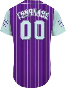 เสื้อเบสบอลแบบแห้งเร็วสั่งทำพิเศษพร้อมโลโก้แบบซับลิเมชั่นสำหรับชุดกีฬาไซส์ใหญ่พร้อมโลโก้พิมพ์ - Product Image 3