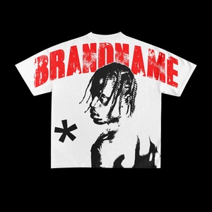 เสื้อยืดแฟชั่นสปอร์ตพิมพ์ลายดีไซน์เฉพาะตัว ผ้าฝ้าย 100% คอกลม ทรงหลวมสำหรับผู้ชาย ราคาขายส่ง - Product Image 4