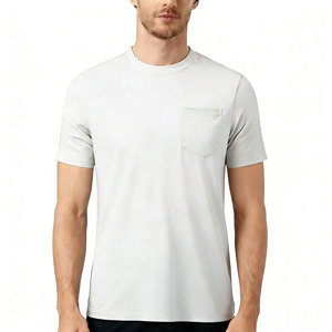 O Neck High Quality Comfortable Custom Logo with <b>Pocket</b> <b>T</b> <b>Shirt</b> for <b>Men</b> - Product Image 6