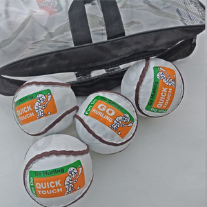 Ballon de hurling Sliotar de haute qualité – Extérieur en cuir PU, noyau en liège pour usage en club et entraînement – Sport gaulois haut de gamme – Hurling personnalisé - Product Image 3