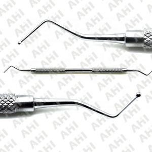 Cuchara de Limpieza Dental de Doble Extremo de Acero Inoxidable Autoclavable, Excavador Manual para Implantes Periodontales, Reutilizable y Ergonómica - Product Image 2