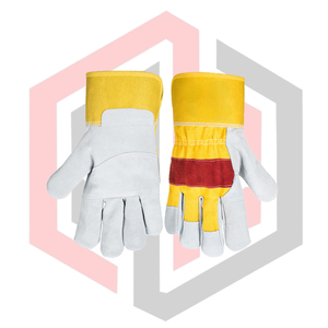 ถุงมือหนังคลาสสิกเสริมความแข็งแรงแบบตรง ขนาด 26 ซม. ป้องกันไฟฟ้าสถิต ปราศจากซิลิโคน ทนต่อการฉีกขาด สำหรับดับเพลิง นุ่ม ยืดหยุ่น - Product Image 5