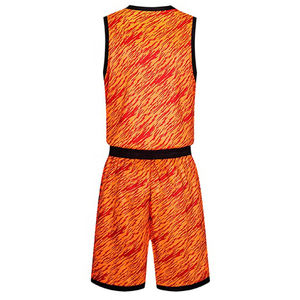 Uniforme de Baloncesto Deportivo Personalizado con Logotipo, de Alta Calidad, Cómodo para Adultos, Manga Corta, 100% Poliéster, Secado Rápido - Product Image 4