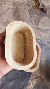 Cuenco para velas de madera de mango Cuenco para masa de madera más vendido Cuenco para masa grande de lujo para hacer velas Madera de mango natural personalizada - Product Image 2