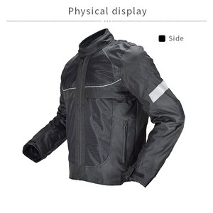 Motorcycle <b>Jackets</b> <b>Summer</b> <b>Men</b> Breathable Anti-Fall Motorcycle Racing Jersey Mesh Body Protection Riding Clothing Waterproof - Product Image 1