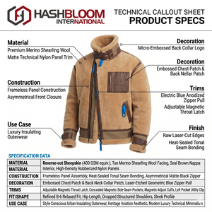 OEM Custom Men's Winter Outerwear B-6 Pilot <b>Jacket</b> with Reverse <b>Sheepskin</b> Merino Wool Private Label Shearling Bomber - Product Image 5