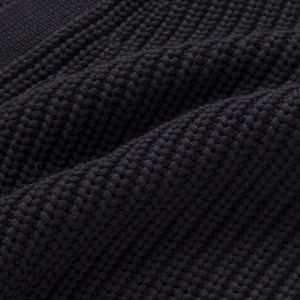 Cárdigan de Algodón Negro Tejido a Medida para Mujer, Cuello en V, Botones, Manga Larga, Informal, Ligero, Servicio OEM - Product Image 6