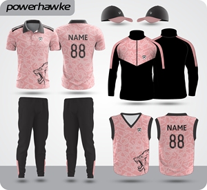 Conjunto de uniforme de cricket de alta calidad, camiseta de jersey con cuello y pantalones cómodos con personalización - Product Image 4