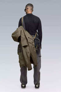 Chaqueta Táctica Techwear para Hombre, Cortavientos Impermeable, Estilo Cyberpunk, Multibolsillos, con Capucha, para Uso Urbano y al Aire Libre - Product Image 4