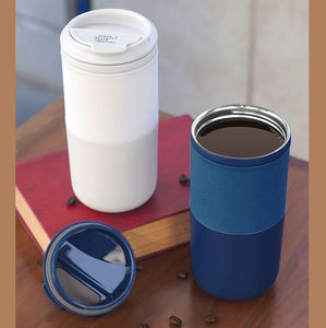 Sustainable Eco Friendly Metal Drinkware Vacuum Sealed Hot <b>Tea</b> <b>Infuser</b> Flask Brushed Stainless Steel Body Finish - Product Image 5