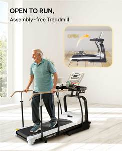 Caminadora Médica para el Hogar de 220V, Máquina para Caminar en Casa con Pantalla LED, Ejercicio de Rehabilitación para Personas Mayores, Recuperación de Salud - Product Image 3