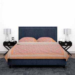 Sábanas de algodón 100% de alta calidad, lo último en tendencia, estampado geométrico, estilo simple en diferentes diseños y varios tamaños - Product Image 1