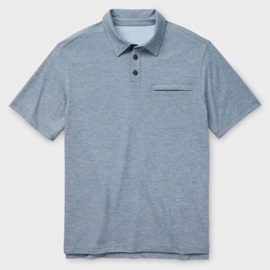 Polo homme de haute qualité en gros, 100 % coton, uni, à manches courtes, coupe ajustée, pour garçons, idéal pour la gym et le fitness - Product Image 1