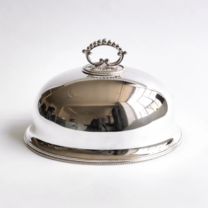 Luxury Piece For Royal Home <b>table</b> Decoration Accessories Handcrafted High Quality Stainless steel Dish Plate <b>Cover</b> Dome - Product Image 1