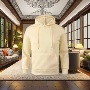 Sudadera con Capucha Extra Grande para Hombre, Tejido French Terry Grueso, Hombros Caídos, Impermeable, Ecológica, de Alta Calidad para Invierno - Product Image 2