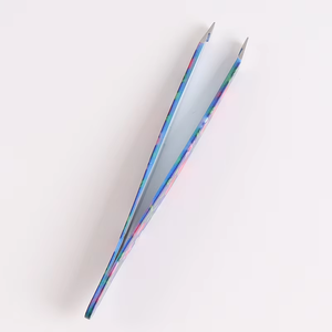 Pinzas de Alta Precisión con Punta Inclinada Reutilizables para Cejas y Barba, Uso Profesional Femenino, ANAAIF - Product Image 5