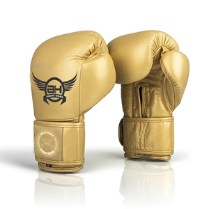 Guantes de Boxeo Avanzados de Cuero, Equipo de Entrenamiento para Sparring y Práctica, con Soporte de Muñeca Confiable para Uso en Gimnasios - Product Image 1