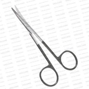 Tijeras Quirúrgicas Ragnell SuperCut con Hoja Serrada y Punta Redonda de 5″ (12.5cm) de Acero Inoxidable Vaslcare - Product Image 2