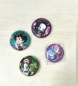 Anime-Design Runde Metallabzeichen im Großhandel Gebrauchte Anime-Waren - Product Image 1